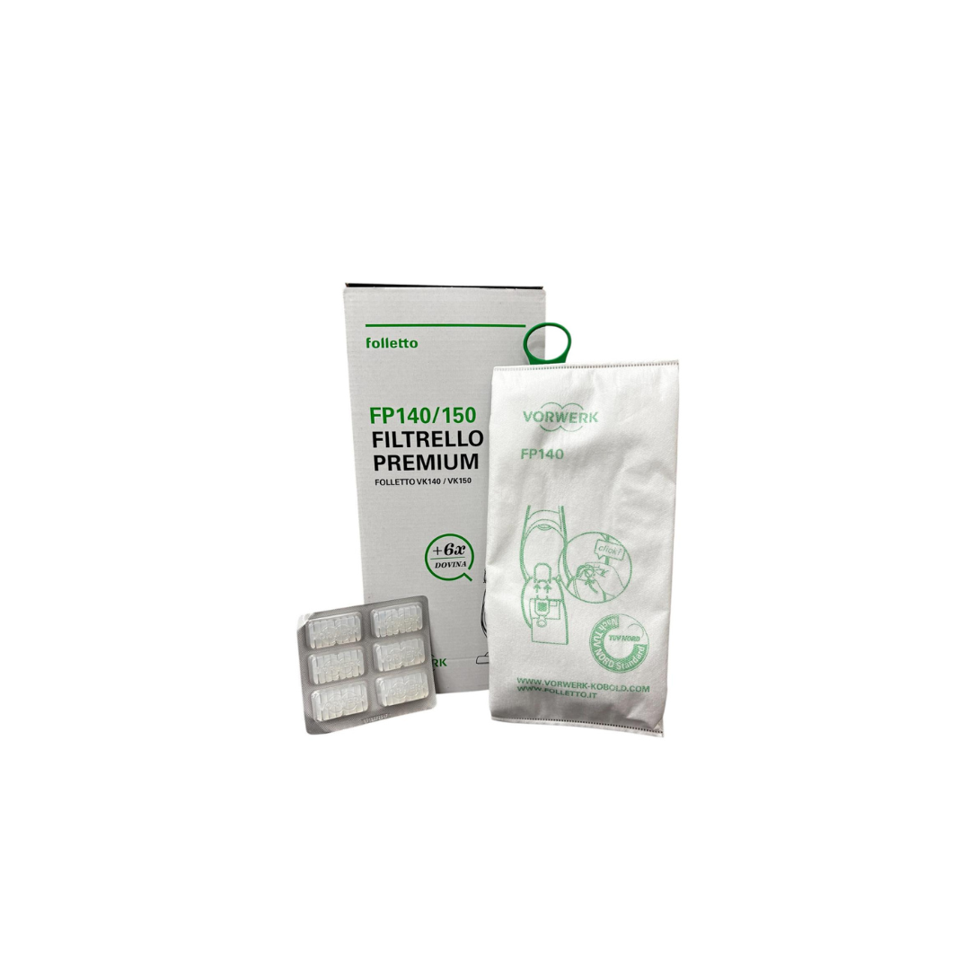 Sacchetti Originali Vorwerk Per Folletto VK140 VK150 Con Dovina