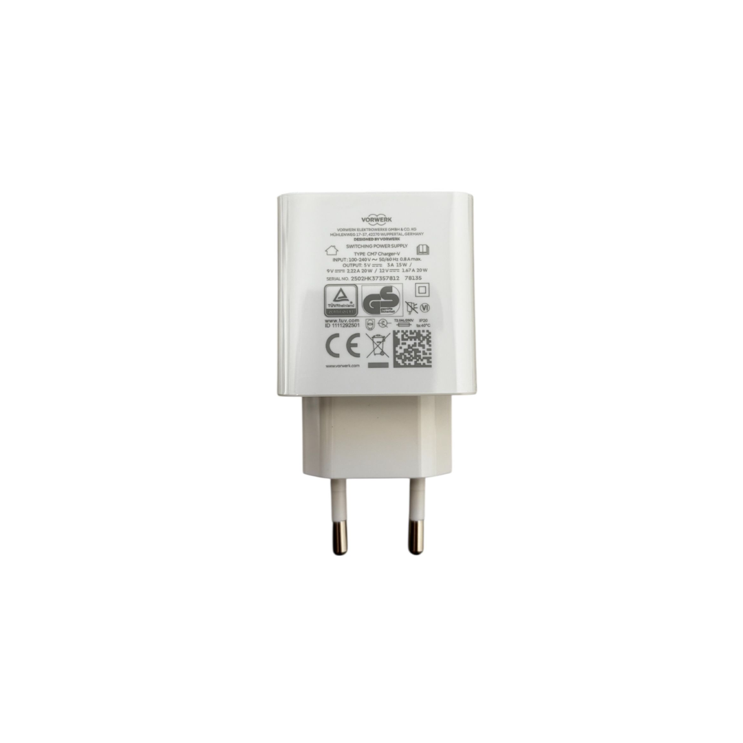 Caricabatterie Aspirabriciole VM7 Originale Vorwerk