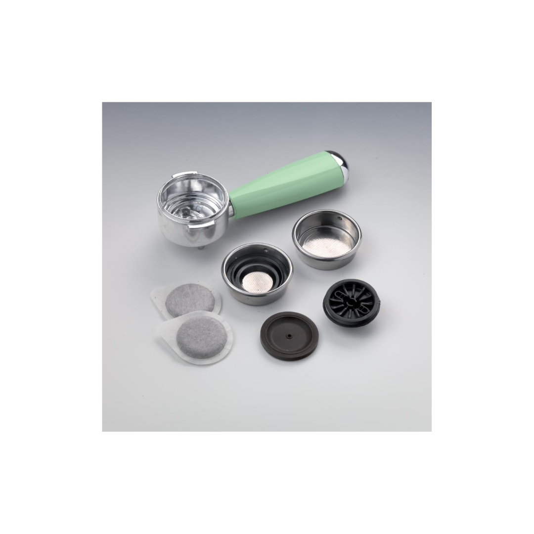 Ariete Macchina Caffè Espresso Vintage Mod.1389/14 Verde