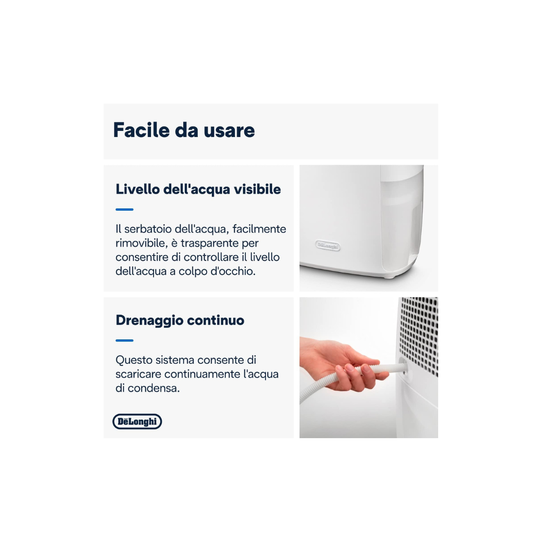 De Longhi Deumidificatore 12LT Mod. DEX212SF