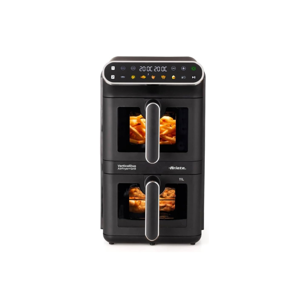 Ariete Friggitrice Ad Aria VerticalDuo AirFryer+Grill 11 LT Mod.4640