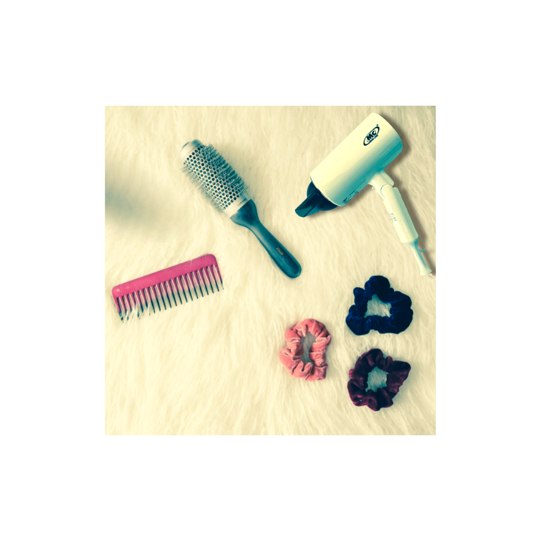 Mc Phon Professionale HD-1800 DC Bianco, 1800W Manico Pieghevole Con 2 Beccucci