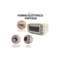 Ariete Forno Elettrico  Vintage 18Lt  Mod.979/03 Beige