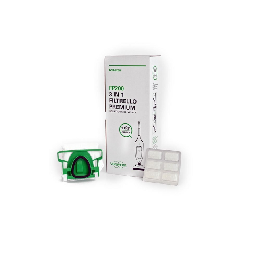 Sacchetti Originali Vorwerk Per Folletto VK200 VK220s Con Dovina