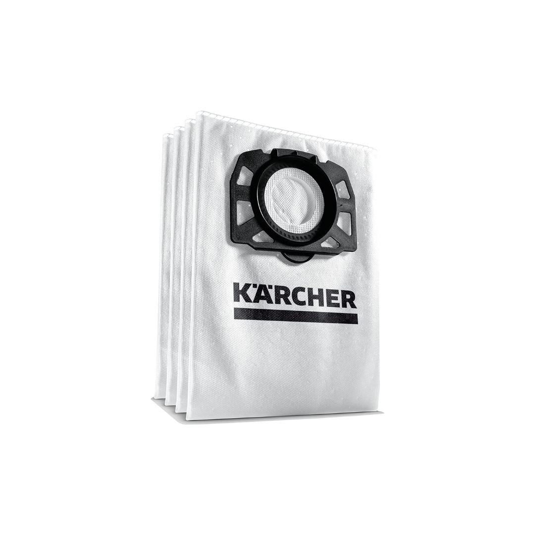 Sacchetti In Vello Originali Karcher Per WD1, WD4,WD5,WD6, 4 Pezzi