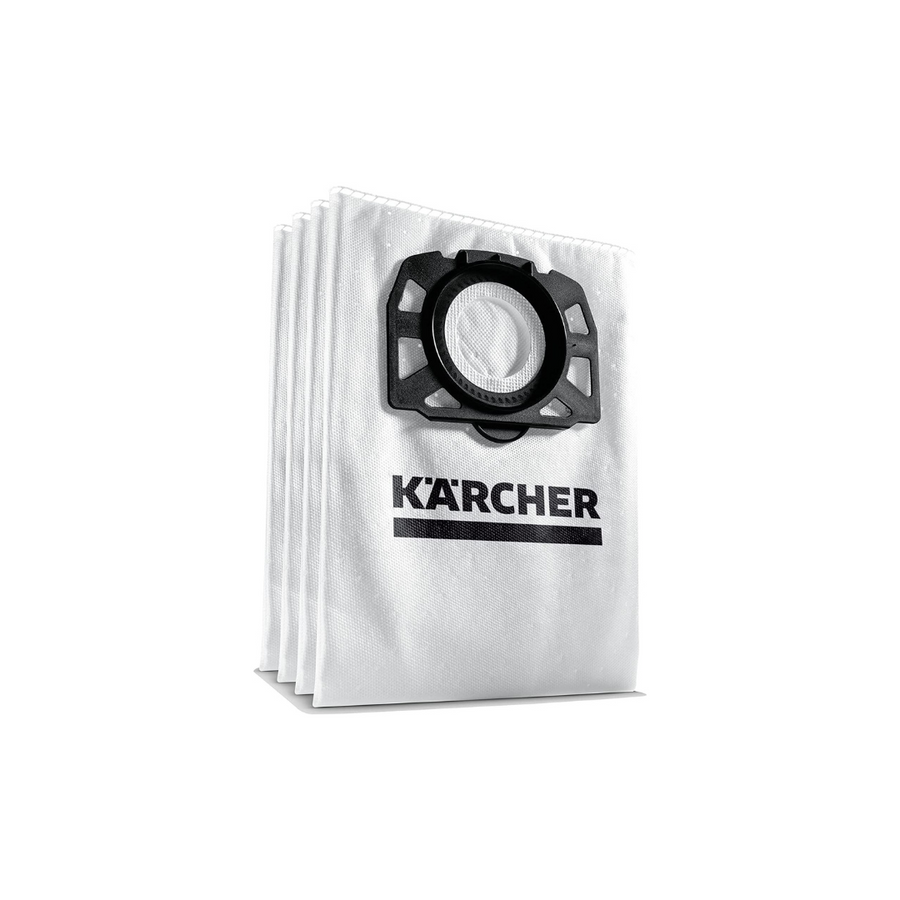 Sacchetti In Vello Originali Karcher Per WD4,WD5,WD6, 4 Pezzi