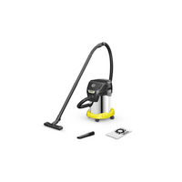 Karcher Bidone Aspiratutto Solidi e Liquidi KWD3s , Serbatoio Acciaio 17 Lt