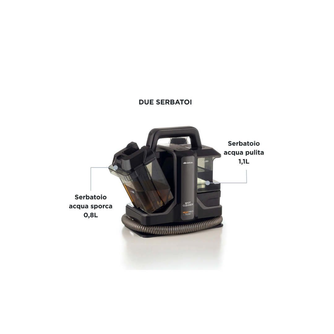Ariete Pulitore Per Tappeti e Tappezzeria Spot Cleaner Heat Pro Mod.2482
