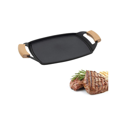 Bistecchiera Ovale In Alluminio Pressofuso