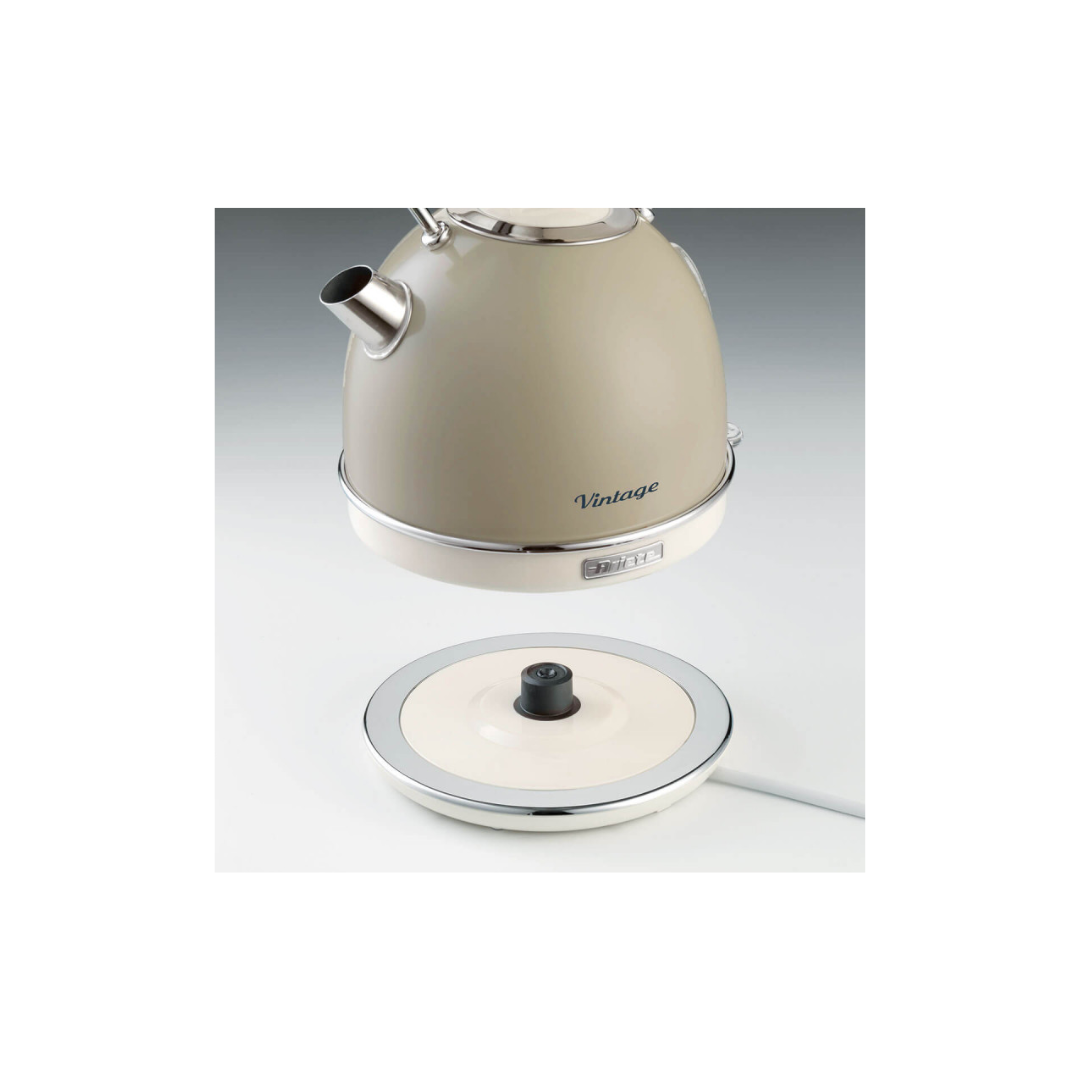 Ariete Bollitore Elettrico Vintage 1.7L Mod.2877 Beige