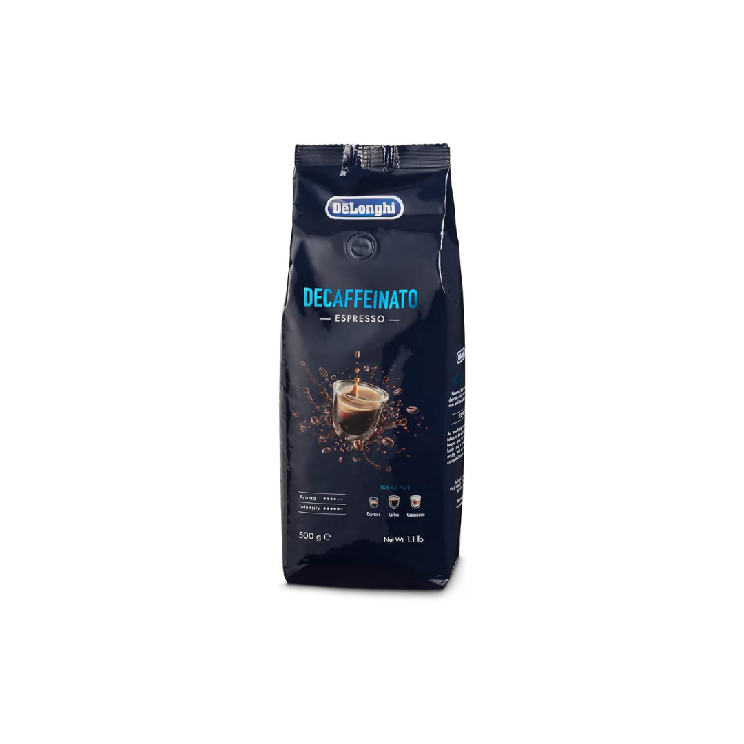 De Longhi Caffè In Grani Decaffeinato 50% Arabica 50% Robusta 500g Mod.DLSC607