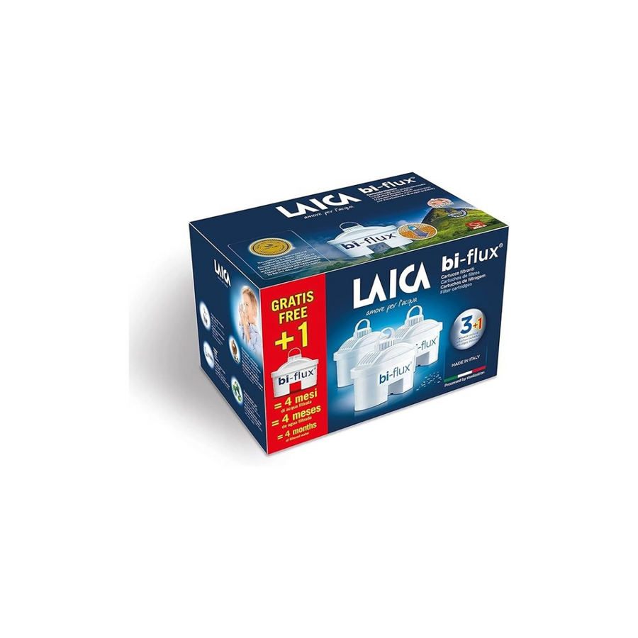Laica Cartucce Filtranti Bi-Flux 3+1
