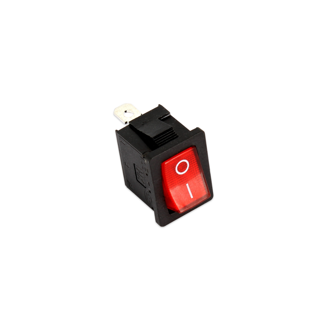 Interruttore Luminoso Rosso Unipolare