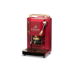 Faber Macchina Caffè Pro Deluxe Cherry Red