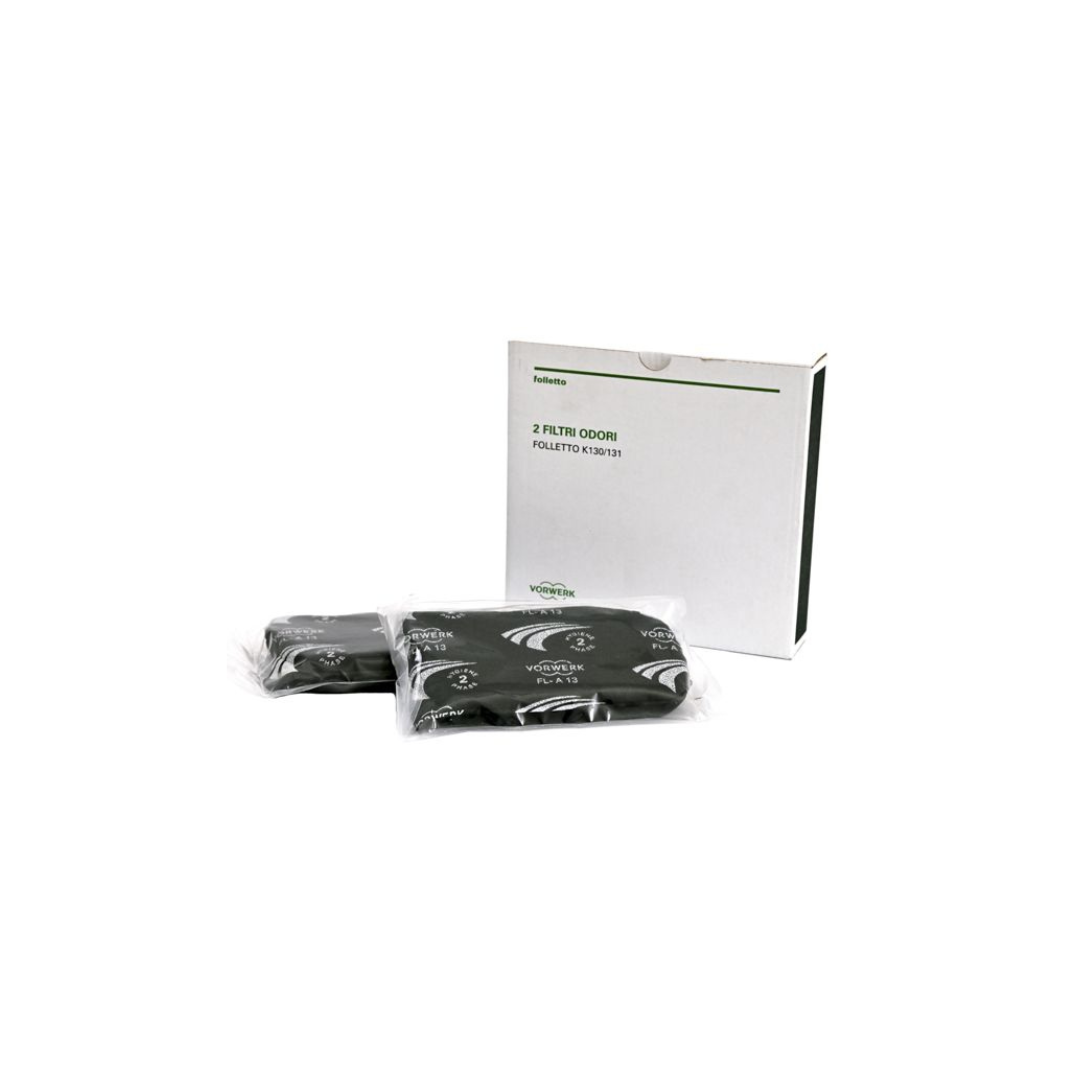 Filtro Odori Vorwerk Per Folletto Vk130 Vk131 Originale Vorwerk - 2 pezzi