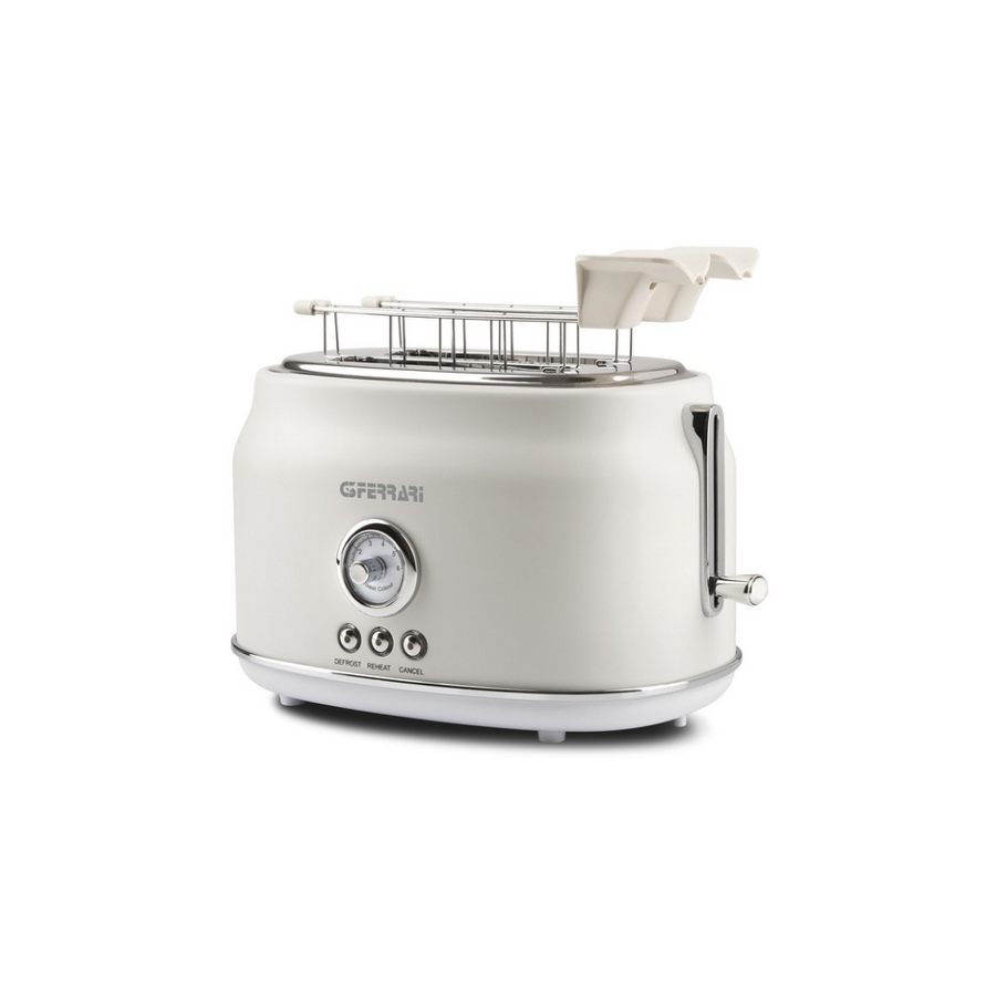 G3 Ferrari Tostapane Artista Con Pinze Mod. G1013401 Bianco