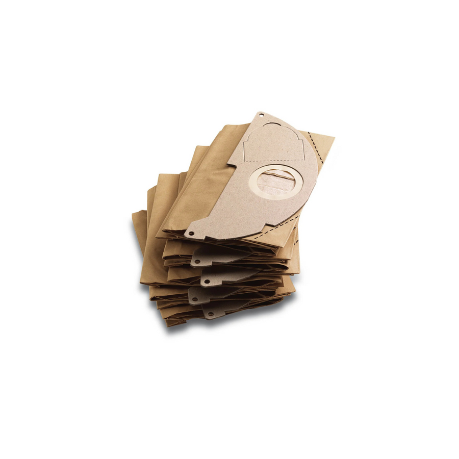 Karcher Sacchetto Filtro in Carta per Bidone WD2 , Confezione da 5 Pezzi