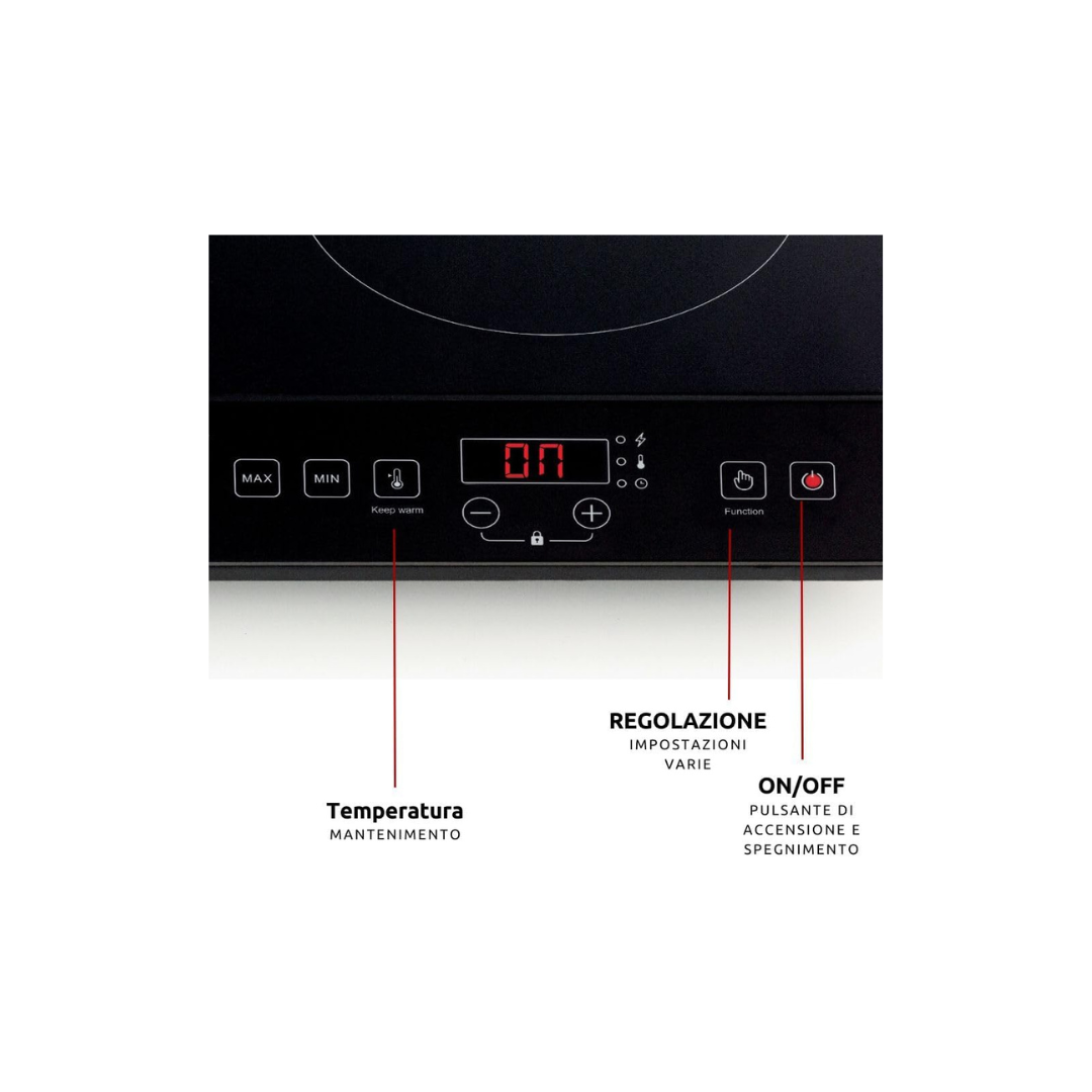 Ariete Piastra A Induzione Doppia Mod.1998/00