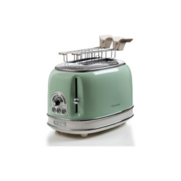 Ariete Tostapane Vintage Doppia Fetta Con Pinze - Verde Mod. 0155/04
