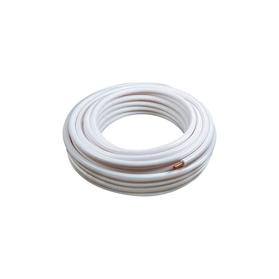 De Longhi Tubo Rame Coibentato Per Climatizzatore 3/8" - 0,80mm - 50mt Adatto A Gas R407 R410